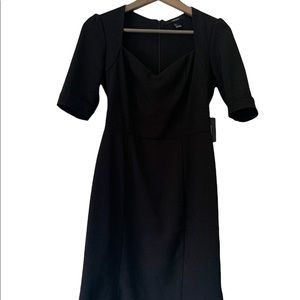 NEW Forever 21 black v neck dress SIZE S NWT